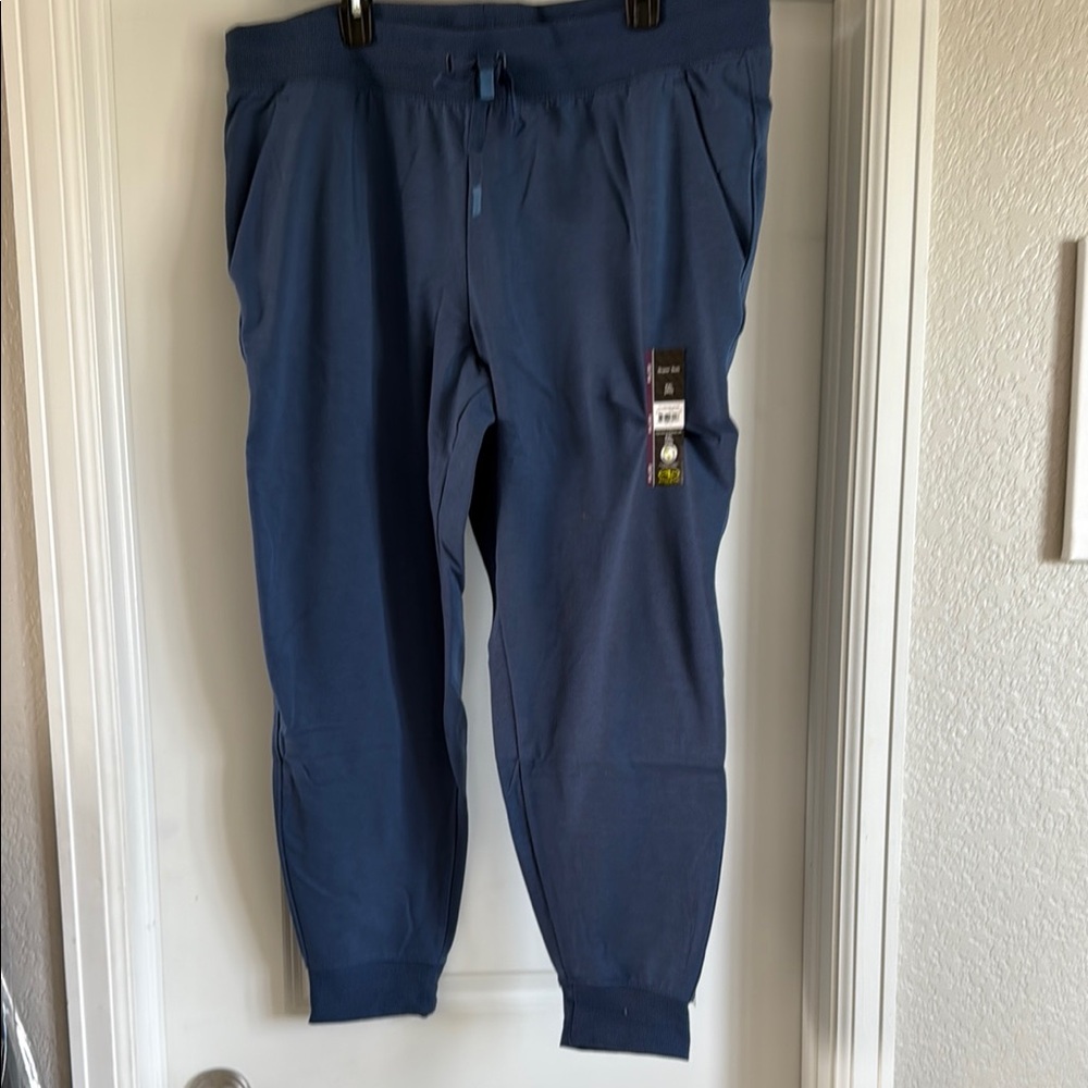 Men's Blue Jogger Pants NEW